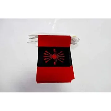 Guirnalda 20 Banderas Falange Española de las JONS 21 x 15 cm