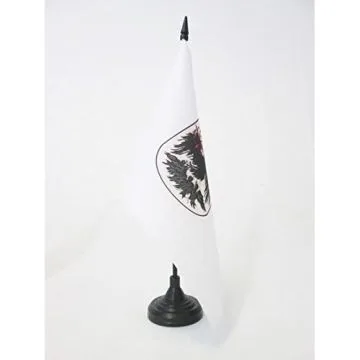 DRAPEAU DE TABLE BUENOS AIRES 21x14cm - PETIT DRAPEAUX DE BUREAU VILLE DE BUENOS AIRES EN ARGENTINE 14 x 21 cm