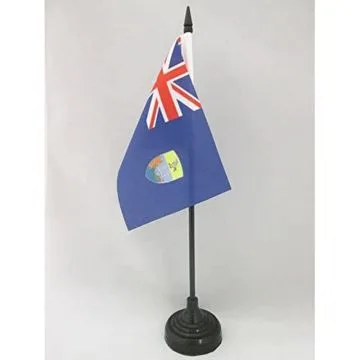 DRAPEAU DE TABLE SAINT-HÉLÈNE 15x10cm - PETIT DRAPEAUX DE BUREAU BRITANNIQUE 10 x 15 cm