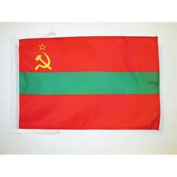 DRAPEAU RÉPUBLIQUE SOCIALISTE SOVIÉTIQUE MOLDAVE 1940-1991 45x30cm - PAVILLON DE LA RSS DE MOLDAVIE EN URSS 30 x 45 cm haute qualité
