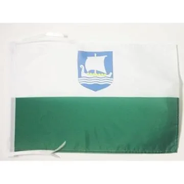 DRAPEAU SAAREMAA 45x30cm - PAVILLON ESTONIEN - ESTONIE 30 x 45 cm haute qualité
