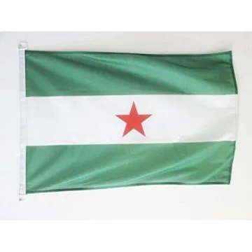 DRAPEAU ANDALOUSIE ARBONAIDA 90x60cm - DRAPEAU ANDALOUS INDÍ?PENDENTISTE 60 x 90 cm Spécial Extérieur - DRAPEAUX