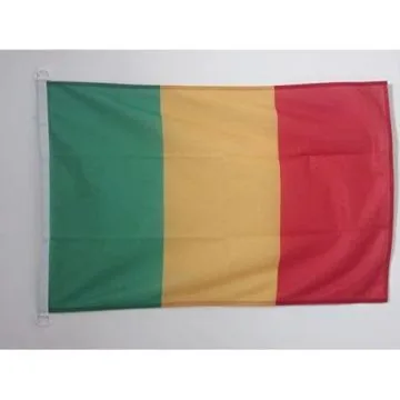 PAVILLON NAUTIQUE MALI 45x30cm - DRAPEAU DE BATEAU MALIEN 30 x 45 cm