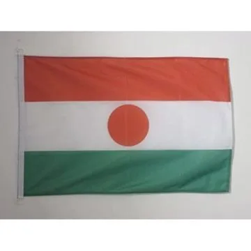 PAVILLON NAUTIQUE NIGER 45x30cm - DRAPEAU DE BATEAU NIGÍ?RIEN 30 x 45 cm