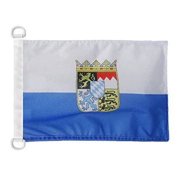 Pavillon nautique Bavière Bayern 45x30 cm Anneaux Plastiques