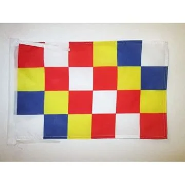 DRAPEAU PROVINCE D\'ANVERS 45x30cm - PAVILLON DE ANTWERPEN 30 x 45 cm haute qualité