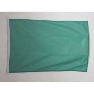 PAVILLON NAUTIQUE UNICOLORE VERT 45x30cm - DRAPEAU DE BATEAU DE COULEUR VERTE 30 x 45 cm
