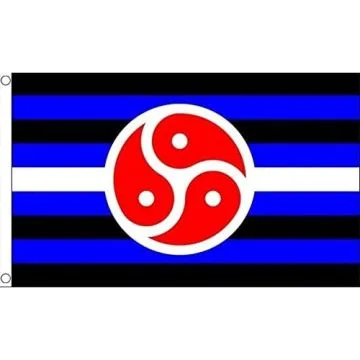 DRAPEAU FIERTÉ BDSM 150x90cm - DRAPEAU DU BONDAGE 90 x 150 cm - DRAPEAUX