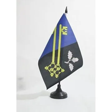 DRAPEAU DE TABLE COMTÍ? DE SURREY 21x14cm - PETIT DRAPEAUX DE BUREAU COUNTY OF SURREY - ANGLETERRE 14 x 21 cm