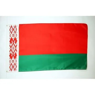 DRAPEAU BIÉLORUSSIE 150x90cm - DRAPEAU BIÉLORUSSE 90 x 150 cm - DRAPEAUX