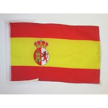 DRAPEAU ESPAGNE PREMIÈRE RÉPUBLIQUE 1873-1874 45x30cm - PAVILLON ESPAGNOL REPUBLICAIN 30 x 45 cm haute qualité