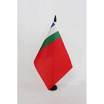 Drapeau de table Moluquois d\'Indonésie 21x14cm - PETIT Drapeaux DE BUREAU des Moluques 14 x 21 cm