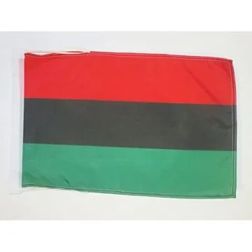 DRAPEAU AFRO-AMÉRICAIN 45x30cm - PAVILLON AFRICAIN - AMÉRICAIN 30 x 45 cm haute qualité