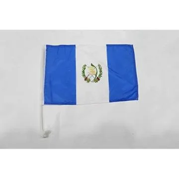 Drapeau de voiture Guatemala 45x30cm - Carflag guatémaltèque 30 x 45 cm