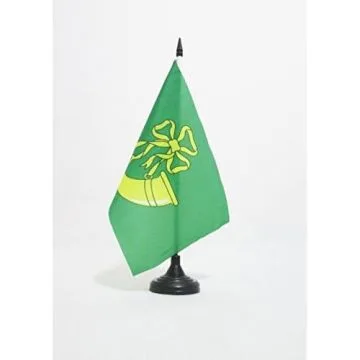 DRAPEAU DE TABLE COMTÍ? DE HUNTINGDONSHIRE 21x14cm - PETIT DRAPEAUX DE BUREAU COUNTY OF HUNTS. - ANGLETERRE 14 x 21 cm