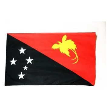 DRAPEAU PAPOUASIE 150x90cm - DRAPEAU PAPOUASIEN 90 x 150 cm - DRAPEAUX