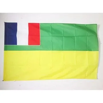 DRAPEAU CONGO FRANÍ?AIS 1959-1970 150x90cm - DRAPEAU CONGOLAIS 90 x 150 cm Fourreau pour hampe