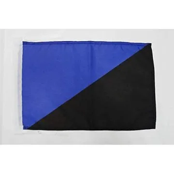 Drapeau Anarcho-transhumanisme 45x30cm - PAVILLON anarchiste transhumaniste 30 x 45 cm haute qualité