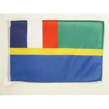 DRAPEAU GABON FRANÍ?AIS 1959-1960 45x30cm - PAVILLON GABONAIS 30 x 45 cm haute qualité