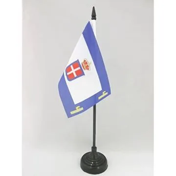 DRAPEAU DE TABLE ITALIE AFRIQUE ORIENTALE 15x10cm - PETIT DRAPEAUX DE BUREAU VICERÉ DELL\'AFRICA ORIENTALE ITALIANA 10 x 15 cm