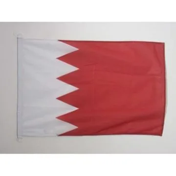 PAVILLON NAUTIQUE BAHREÏN 45x30cm - DRAPEAU DE BATEAU BAHREÏNIEN 30 x 45 cm