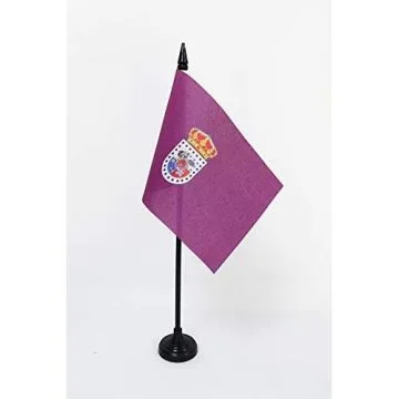 DRAPEAU DE TABLE PROVINCE DE SORIA 15x10cm - PETIT DRAPEAUX DE BUREAU SORIA EN CASTILLE-ET-LEON 10 x 15 cm