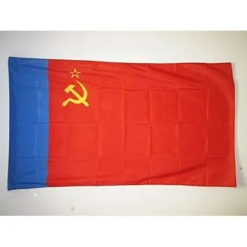 DRAPEAU RUSSIE RSFSR 1954-1991 90x60cm - DRAPEAU DE LA RSFSR EN URSS 60 x 90 cm Fourreau pour hampe