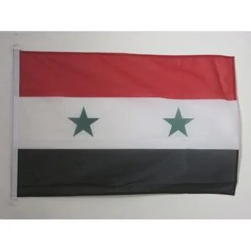 DRAPEAU SYRIE 150x90cm - DRAPEAU SYRIEN 90 x 150 cm Spécial Extérieur - DRAPEAUX