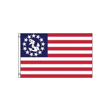 DRAPEAU ETATS-UNIS YACHT ENSIGN 150x90cm - DRAPEAU AMÉRICAIN - USA 90 x 150 cm - DRAPEAUX