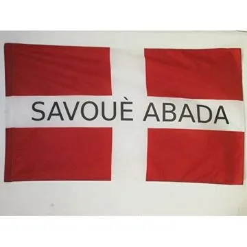 DRAPEAU SAVOIE INDÍ?PENDANTISTE 90x60cm - DRAPEAU SAVOYARD LIBRE 60 x 90 cm Fourreau pour hampe