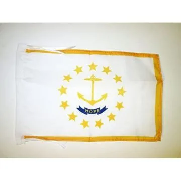 DRAPEAU RHODE ISLAND 45x30cm - PAVILLON ETAT AMÉRICAIN - USA - ETATS-UNIS 30 x 45 cm haute qualité