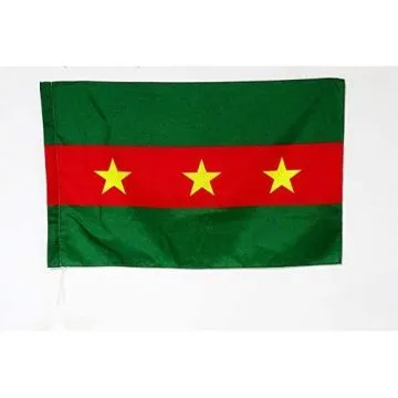 Drapeau Ewes d\'Afrique de l\'Ouest 90x60cm - Drapeau d\'Ewe 60 x 90 cm Fourreau pour hampe
