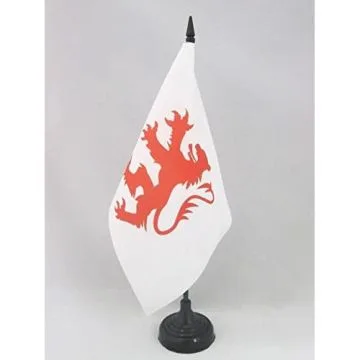 DRAPEAU DE TABLE GERS 21x14cm - PETIT DRAPEAUX DE BUREAU DÉPARTEMENT FRANÇAIS - MIDI-PYRÉNÉES 14 x 21 cm