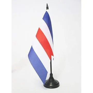 DRAPEAU DE TABLE ALLEMAGNE SOUS ADMINISTRATION ALLIÍ?E 1945-1949 21x14cm - PETIT DRAPEAUX DE BUREAU REICH ALLEMAND 14 x 21 cm