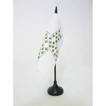DRAPEAU DE TABLE COLONEL DU RÍ?GIMENT Dâ??ARMAGNAC 1776-1791 15x15cm - PETIT DRAPEAUX DE BUREAU INFANTERIE DU ROYAUME DE FRANCE 15 x 15 cm