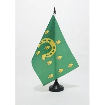 DRAPEAU DE TABLE COMTÍ? DE RUTLAND 21x14cm - PETIT DRAPEAUX DE BUREAU COUNTY OF RUTLAND - ANGLETERRE 14 x 21 cm