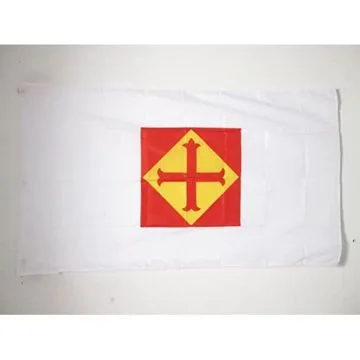 DRAPEAU CONFÍ?DÍ?RATION ESPAGNOLE DES DROITES AUTONOMES 150x90cm - DRAPEAU CEDA - GUERRE D\'ESPAGNE 90 x 150 cm Fourreau pour hampe