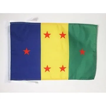 DRAPEAU OGONIS DU NIGERIA 45x30cm - PAVILLON DE LA COMMUNAUTÉ OGONI 30 x 45 cm haute qualité