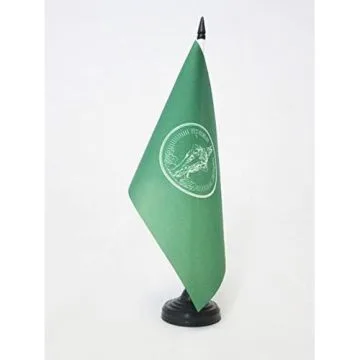 DRAPEAU DE TABLE BANGKOK 21x14cm - PETIT DRAPEAUX DE BUREAU VILLE DE BANGKOK EN THAÏLANDE 14 x 21 cm