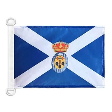 Pavillon nautique Santa Cruz de Tenerife 45x30 cm Anneaux Plastiques
