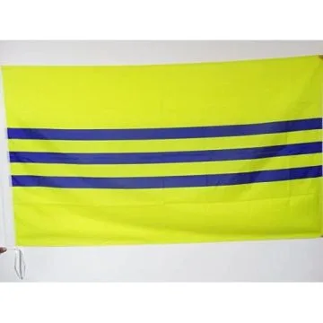 DRAPEAU RÍ?PUBLIQUE DE COCHINCHINE 1946-1954 90x60cm - DRAPEAU VIETNAM ANCIEN 60 x 90 cm Fourreau pour hampe