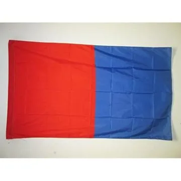 DRAPEAU CATANE 150x90cm - DRAPEAU CATANIA EN SICILE 90 x 150 cm Fourreau pour hampe