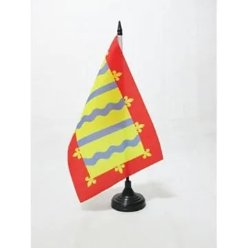 DRAPEAU DE TABLE COMTÍ? DE CAMBRIDGESHIRE 21x14cm - PETIT DRAPEAUX DE BUREAU COUNTY OF CAMBRIDGE - ANGLETERRE 14 x 21 cm