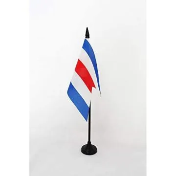 DRAPEAU DE TABLE ALLEMAGNE SOUS ADMINISTRATION ALLIÉE 1945-1949 15x10cm - PETIT DRAPEAUX DE BUREAU REICH ALLEMAND 10 x 15 cm