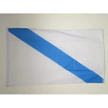 DRAPEAU GALICE SANS ARMES 150x90cm - DRAPEAU DE GALICIA - ESPAGNE 90 x 150 cm - DRAPEAUX
