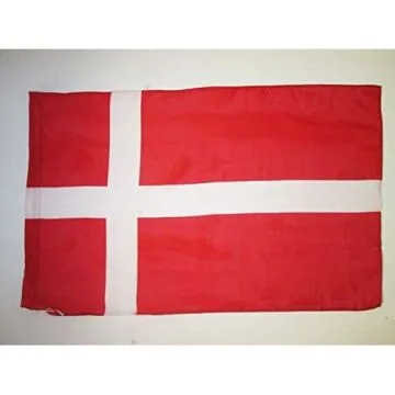 DRAPEAU DANEMARK 250x150cm - DRAPEAU DANOIS 150 x 250 cm Fourreau pour hampe