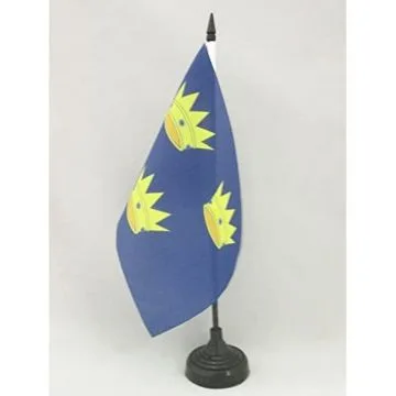 DRAPEAU DE TABLE MUNSTER 21x14cm - PETIT DRAPEAUX DE BUREAU IRLANDAIS - IRLANDE 14 x 21 cm