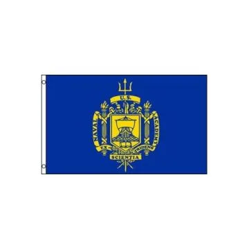 DRAPEAU UNITED STATES NAVAL ACADEMY 150x90cm - DRAPEAU ACADÍ?MIE NAVALE DES ETATS-UNIS 90 x 150 cm - DRAPEAUX