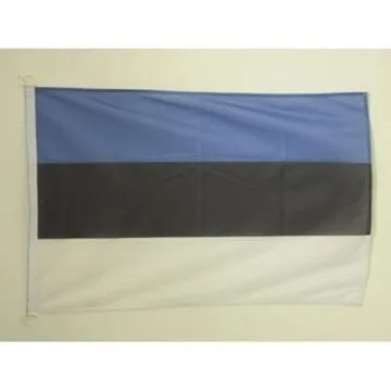 DRAPEAU ESTONIE 150x90cm - DRAPEAU ESTONIEN 90 x 150 cm Spécial Extérieur - DRAPEAUX