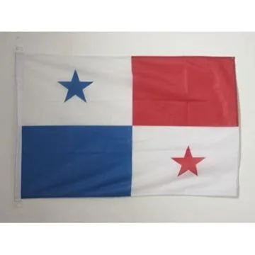 DRAPEAU PANAMA 90x60cm - DRAPEAU PANAMÍ?EN 60 x 90 cm Spécial Extérieur - DRAPEAUX
